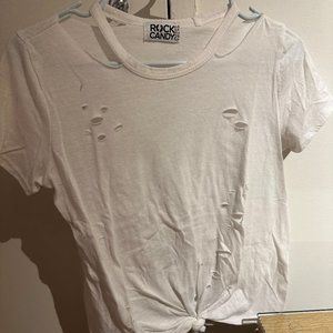 Rock Candy White t shirt size 10